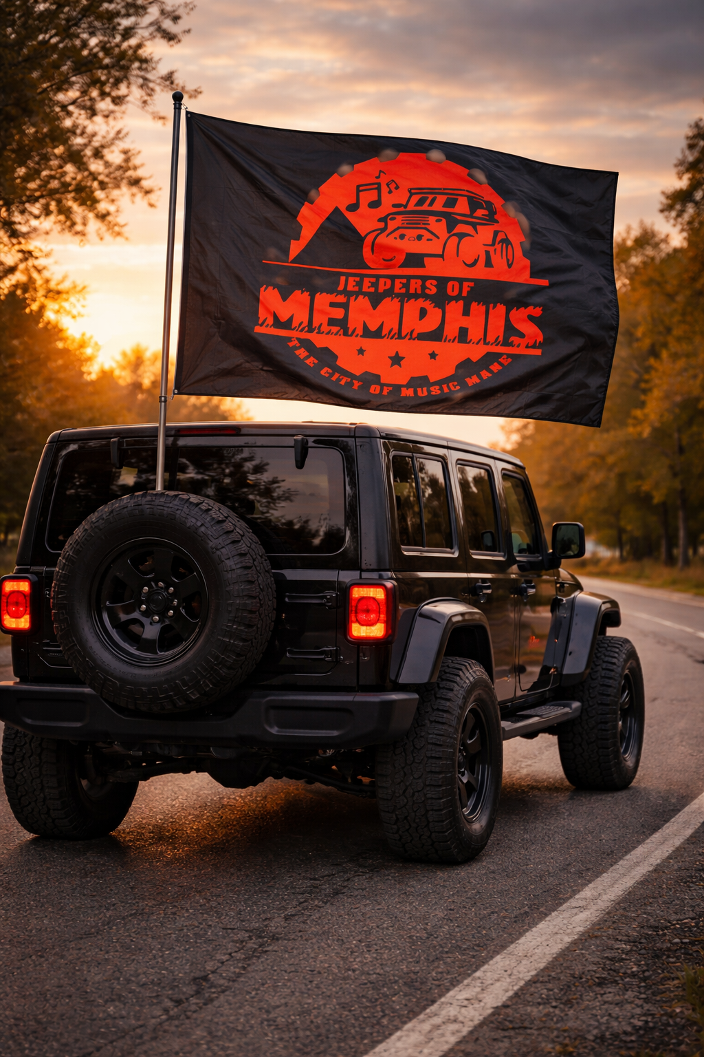 JOM Jeep Logo Flag (PRE ORDER)