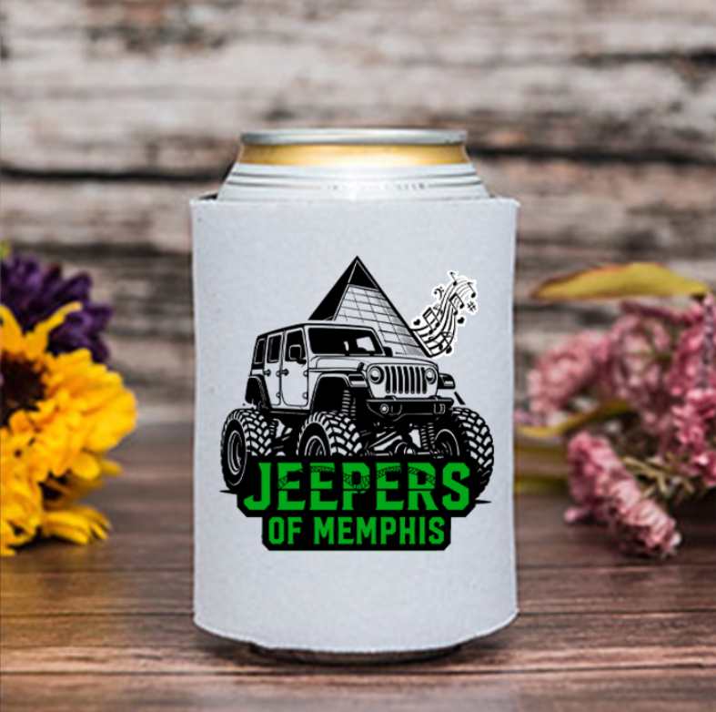 JOM White Can Koozies
