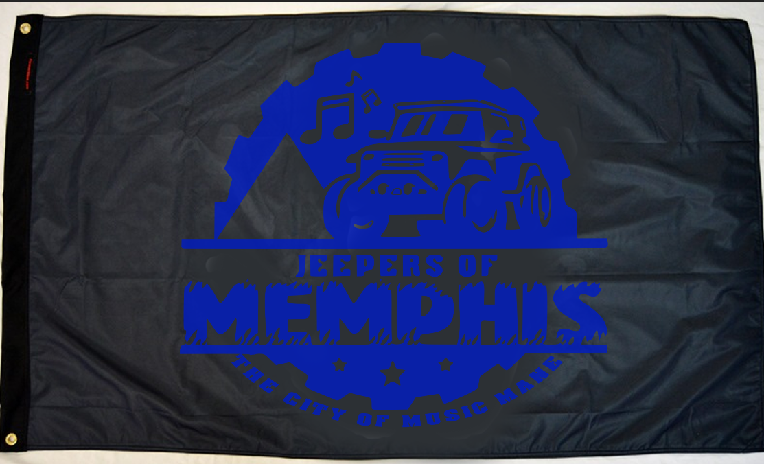 JOM Jeep Logo Flag (PRE ORDER)